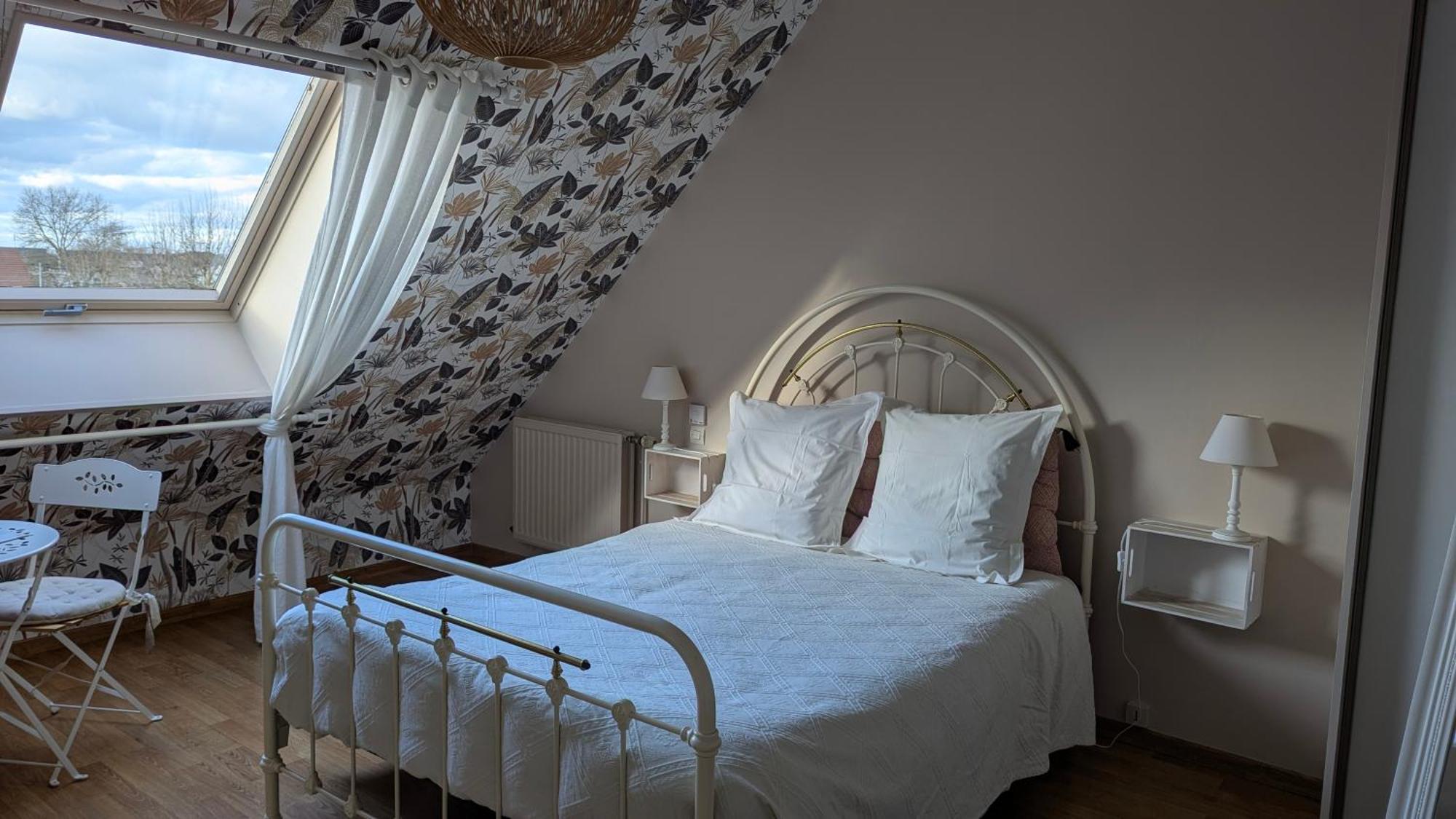 Chambre Rose Blanche Le Lude Exteriör bild